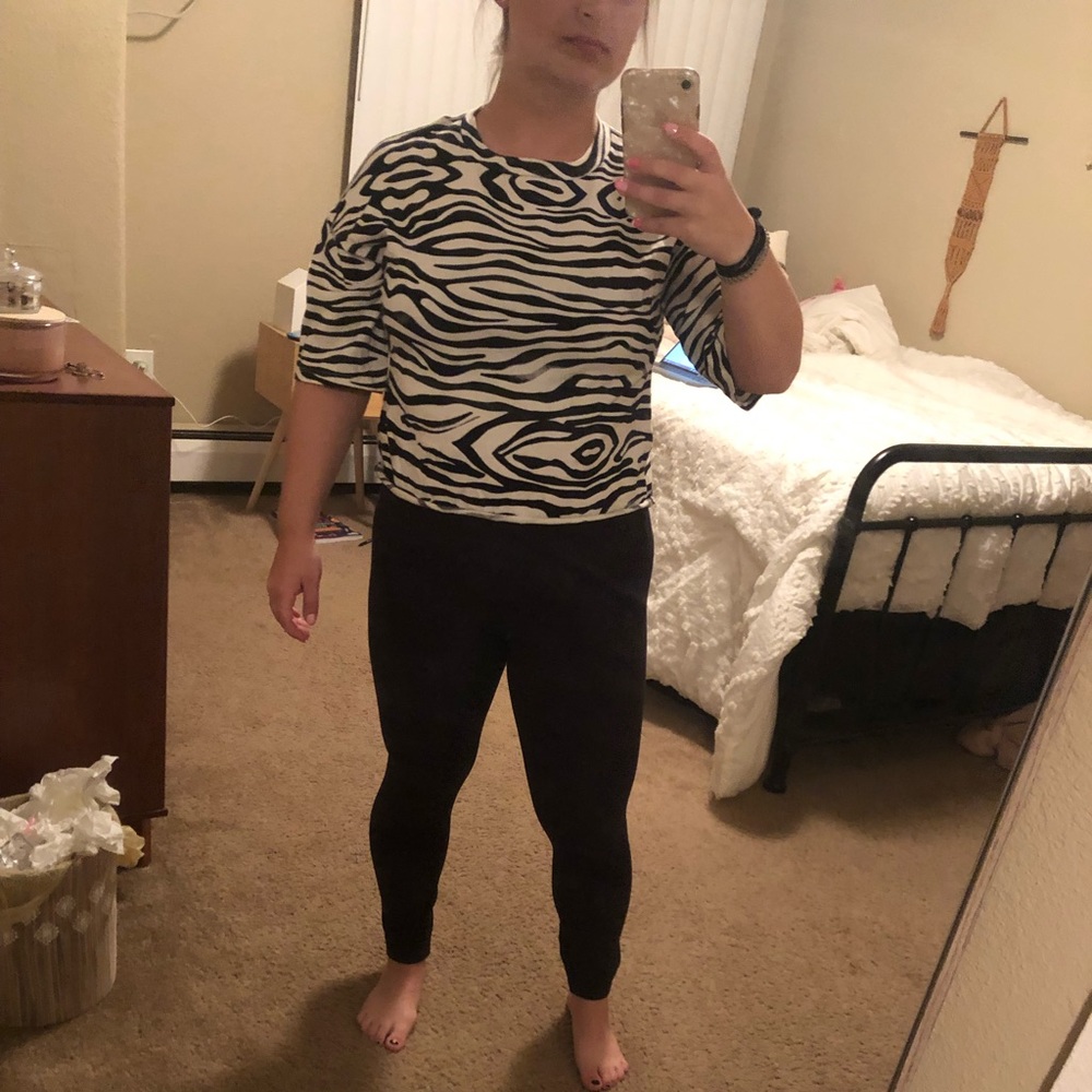 Target zebra print t shirt